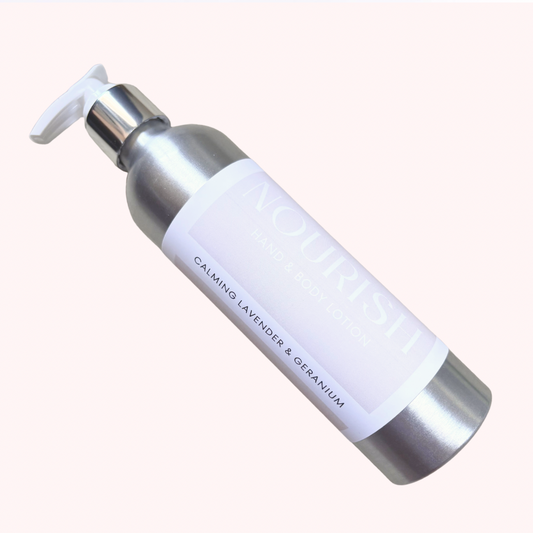 NOURISH HAND & BODY LOTION | LAVENDER & GERANIUM