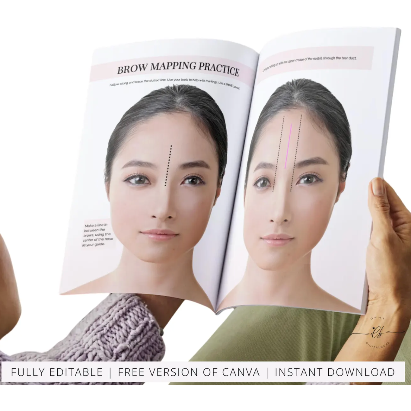 Eyebrow Mapping Course Editable Training Manual