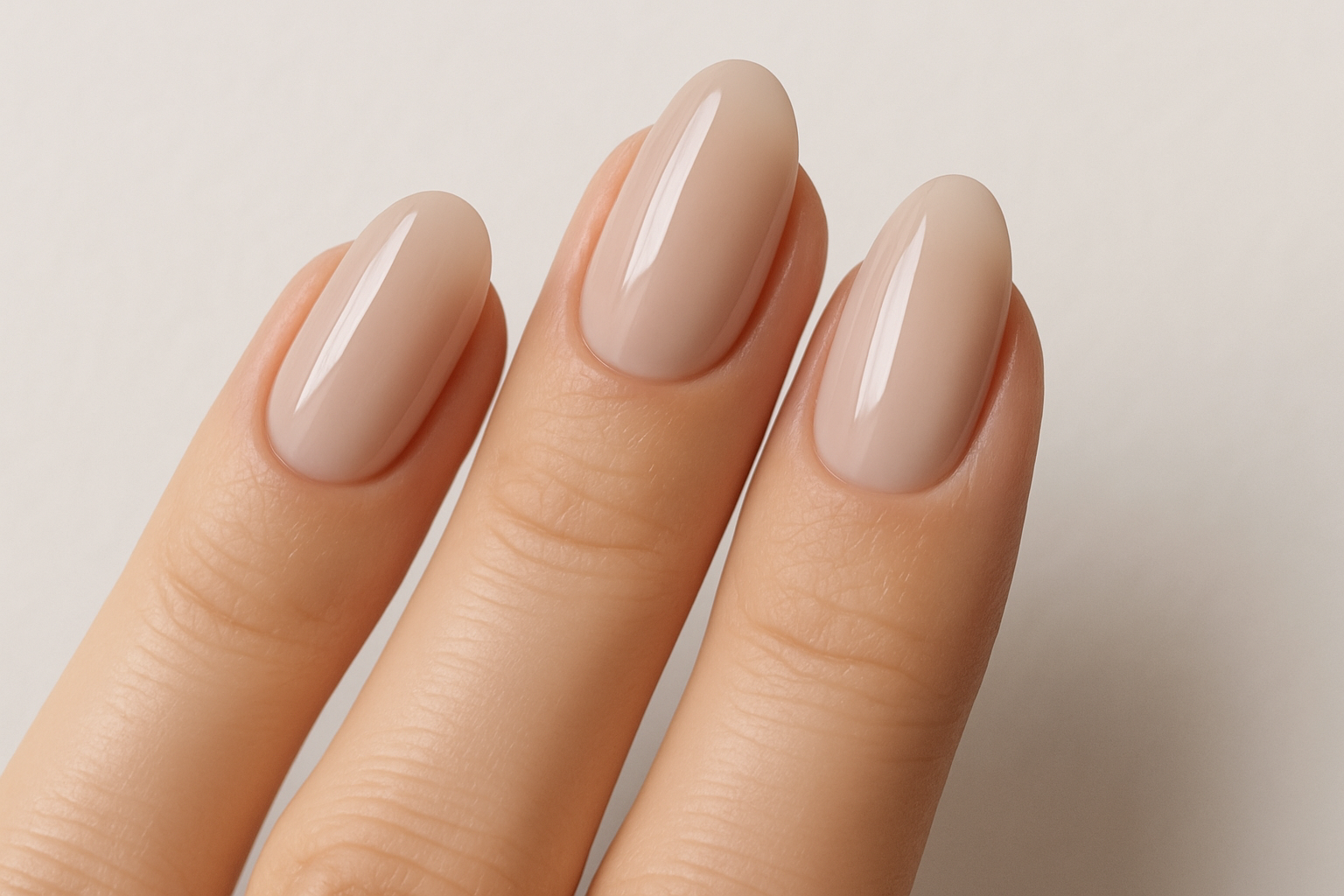 Perfectly manicured nails minimalistic 